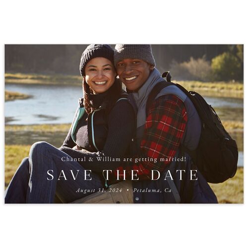 Gilded Garland Save The Date Postcards - 