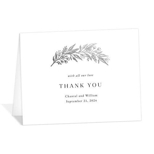 Gilded Garland Thank You Cards
