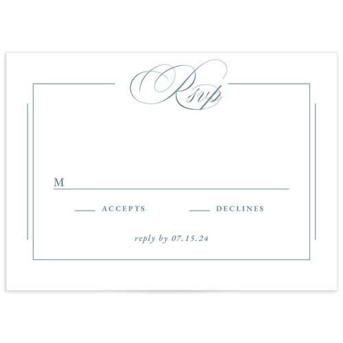 Refined Photograph Wedding Response Cards - 