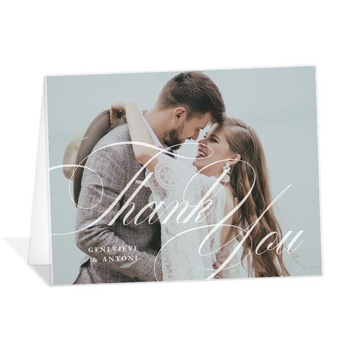 Refined Photograph Thank You Cards