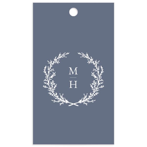 Classic Garland Favor Gift Tags back