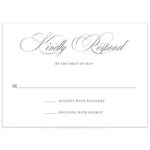 Classic Garland Wedding Response Cards - 