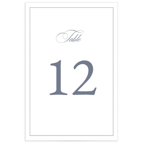 Classic Garland Table Numbers - 