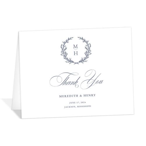 Classic Garland Thank You Cards - 