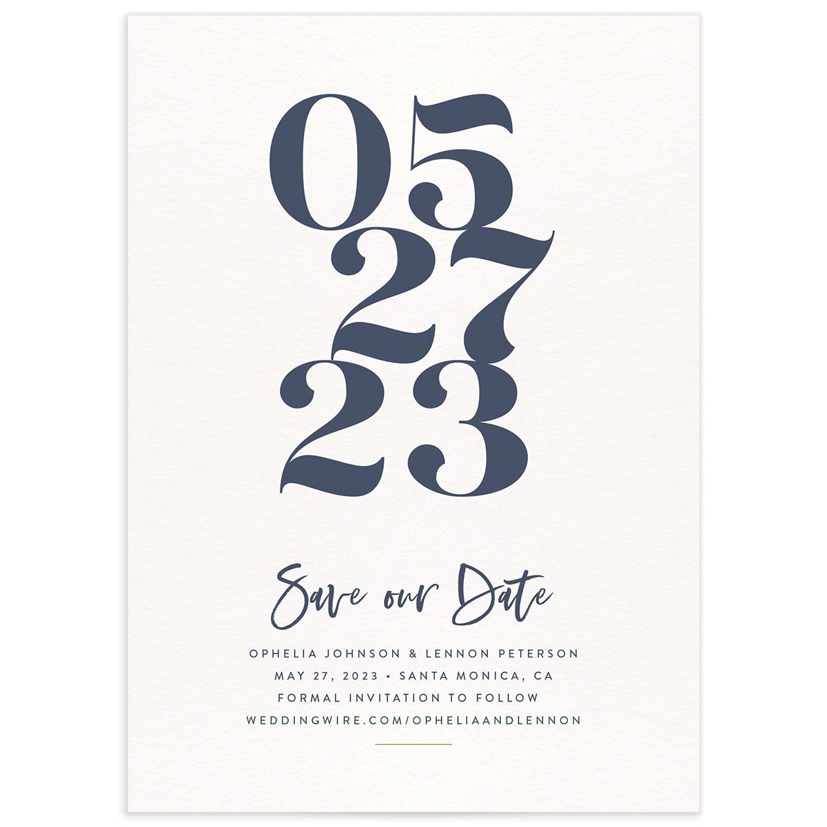 Opulent Marble Save the Date Cards