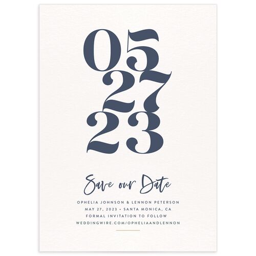 Opulent Marble Save the Date Cards - 