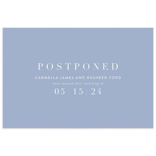 Winding Wildflower Change the Date Postcards - 