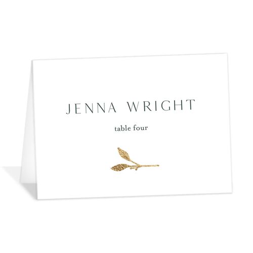 Gilded Sprigs Foil Place Cards - 