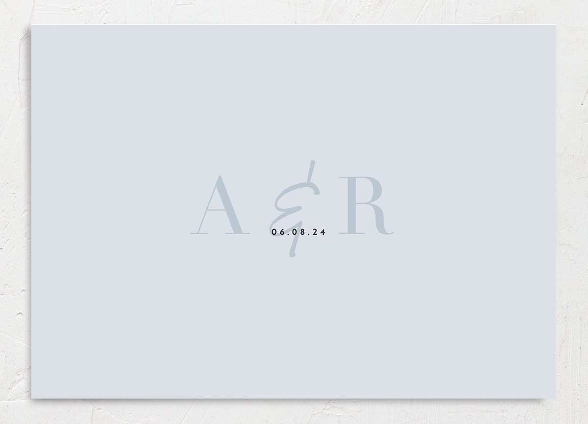 Elegant Contrast Change the Date Cards back