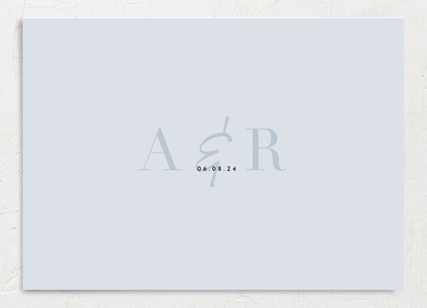 Elegant Contrast Change the Date Cards back