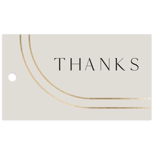 Foil Arch Favor Gift Tags - 