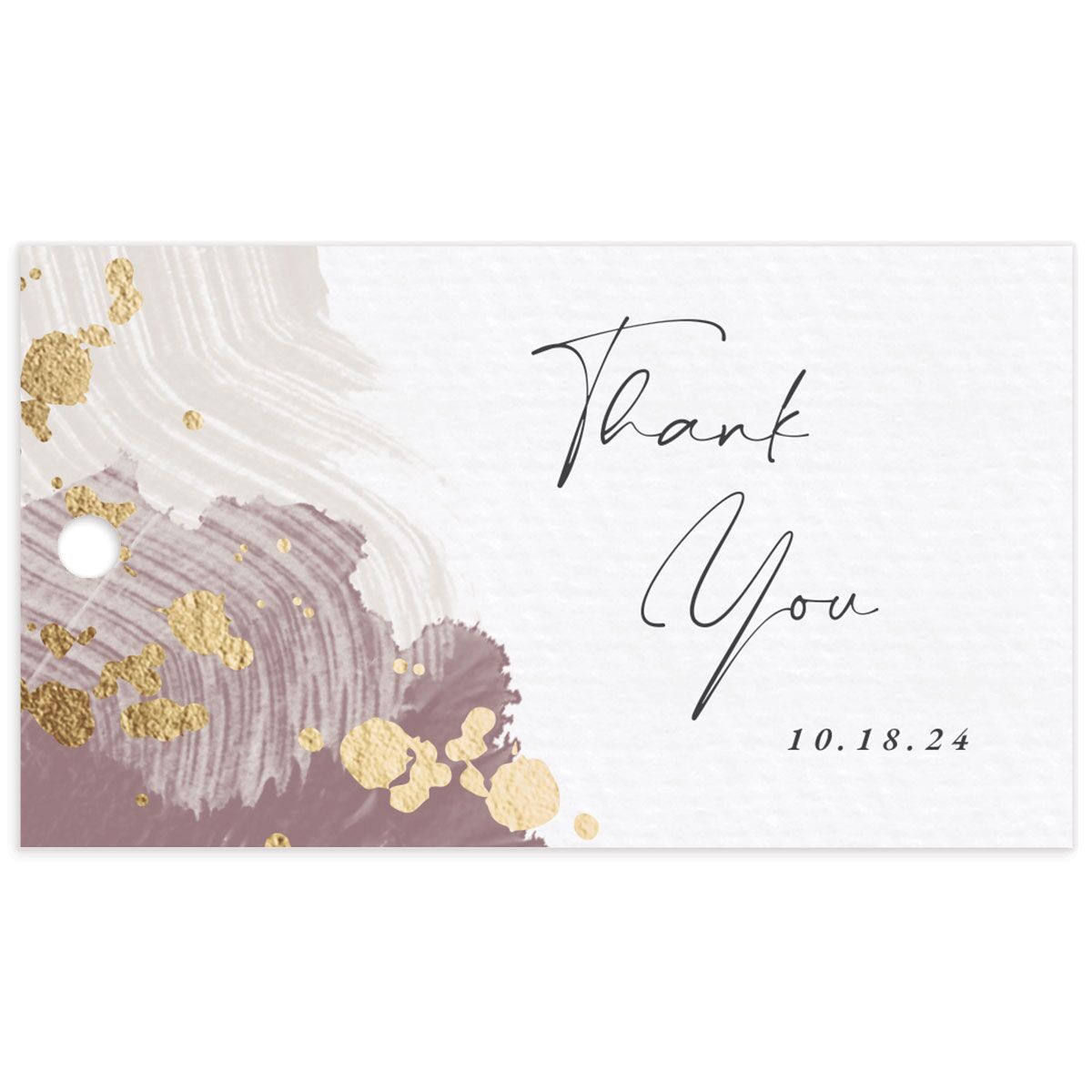 Elegant Abstract Favor Gift Tags