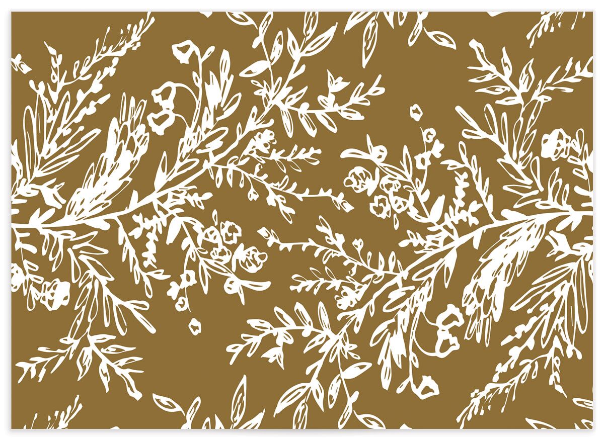 Graceful Laurel Wedding Enclosure Cards back