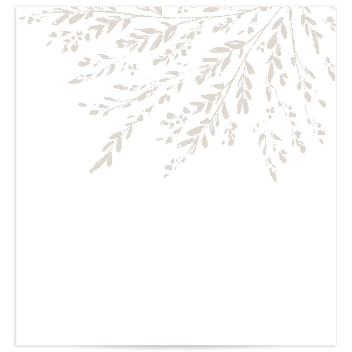 Exquisite Branches Standard Envelope Liners front