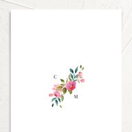 Sparkling Floral Wedding Invitations Gold Candy Pink Signature No