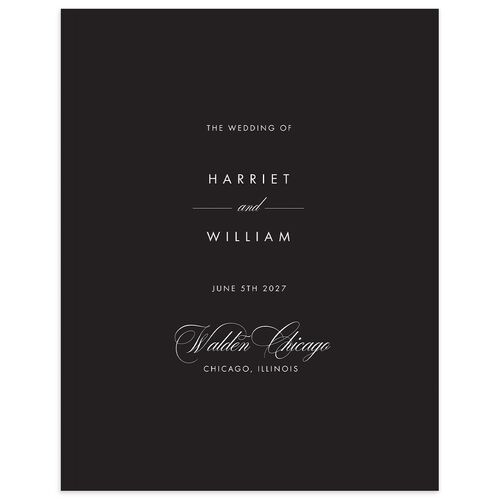 Polished Frame Wedding Guest Book Licorice