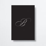 Polished Frame Table Numbers Silver Licorice Signature