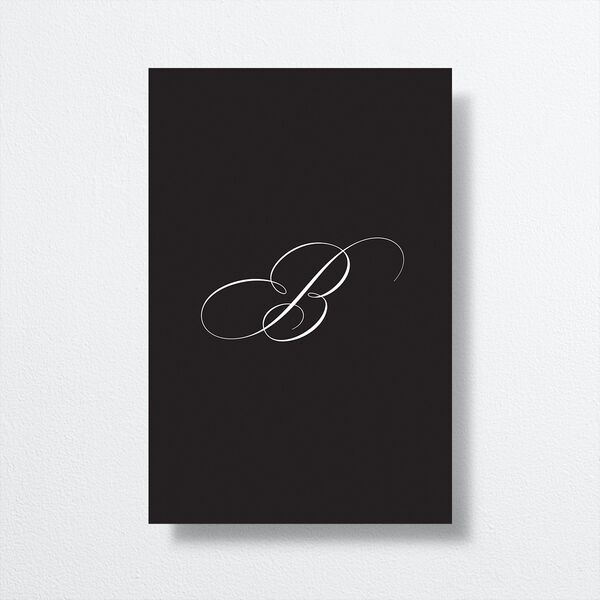Polished Frame Table Numbers Silver Licorice Signature