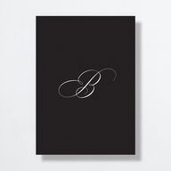 Polished Frame Wedding Invitations Silver Licorice Signature No Standard