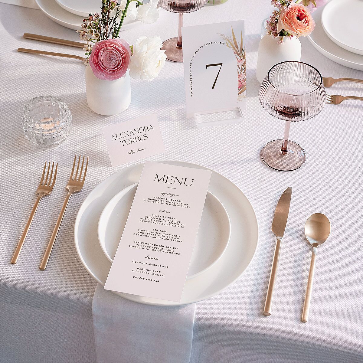 Tropical Oval Table Numbers — view 4