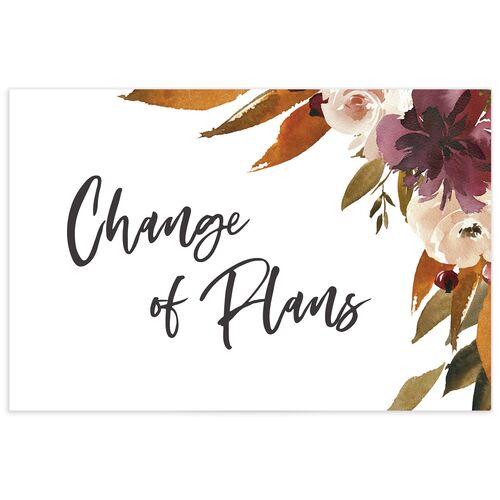 Autumnal Splendor Change the Date Postcards - 