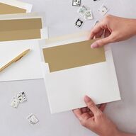 Bright New Year Envelope Liners Tan Standard