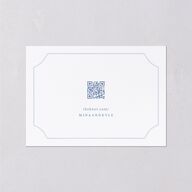 Fairytale Wildflower Crest Wedding Event Detail Cards Pure White Signature Standard