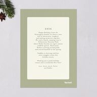 Holiday Buffalo Check Holiday Cards Moss Signature Blank Standard
