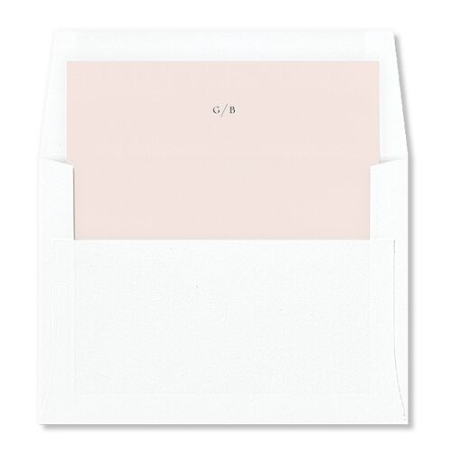 Pastel Garden Envelope Liners Pink Cotton Standard