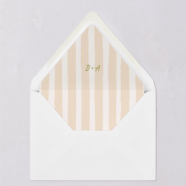 Eclectic Painted Stripes Euro Envelope Liners Pear Luxe