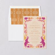 Majestic Legacy Rehearsal Dinner Invitations Mulberry Signature Blank