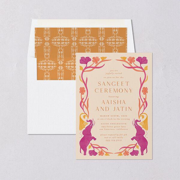 Majestic Legacy Rehearsal Dinner Invitations Mulberry Signature Blank