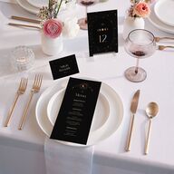 Celestial Galaxy Table Numbers Midnight Signature