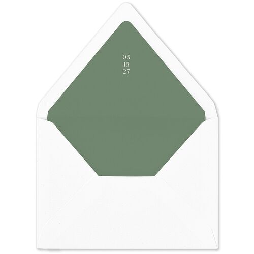 Nothing Fancy Euro Envelope Liners Hunter Green Luxe