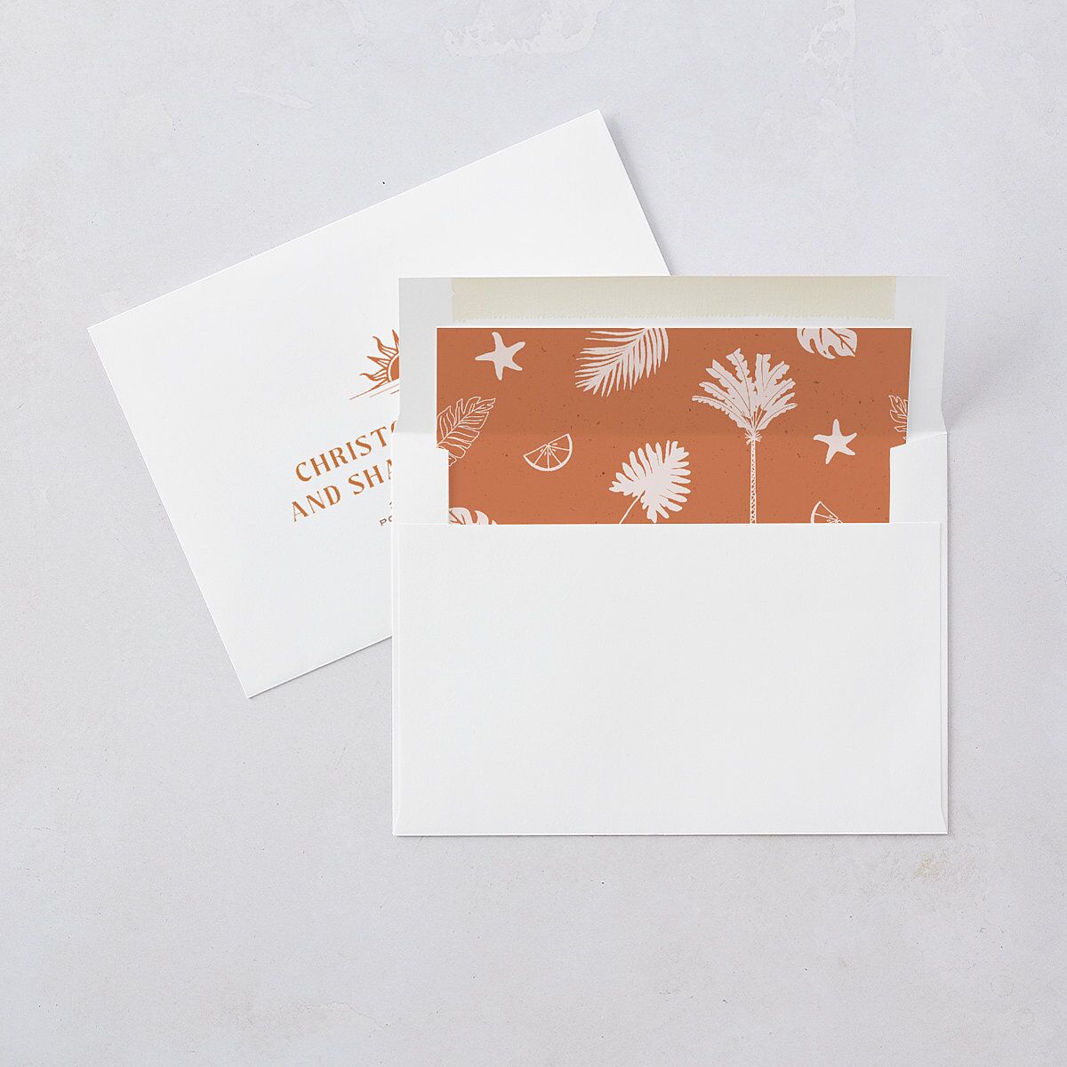 Beach Party Rehearsal Dinner Invitations Pink Cotton Signature Blank Standard