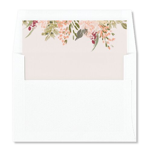 Moody Romance Envelope Liners Garnet Standard