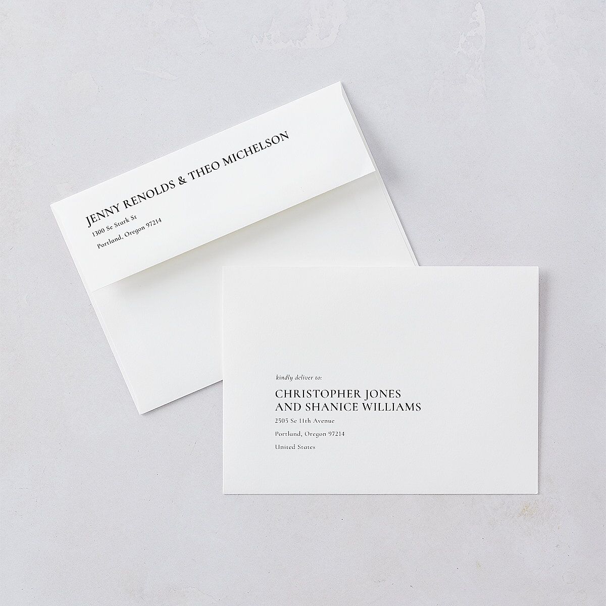 Magazine Cover Save the Date Cards Licorice Signature smooth Blank No Standard