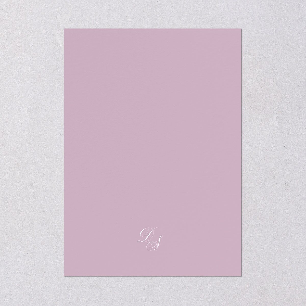 Formal Wisteria Garden Crest Wedding Invitations by Bridgerton Purple Haze Signature Blank No