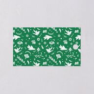 Folk Art Favor Gift Tags Ultramarine Signature
