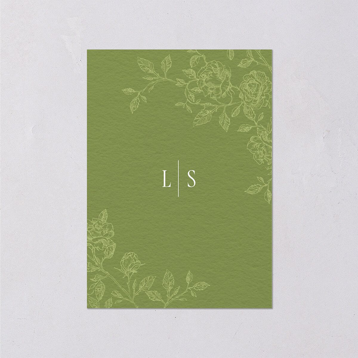 Vintage French Botanical Wedding Response Cards Meadow Signature Standard