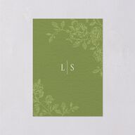 Vintage French Botanical Wedding Response Cards Meadow Signature Standard