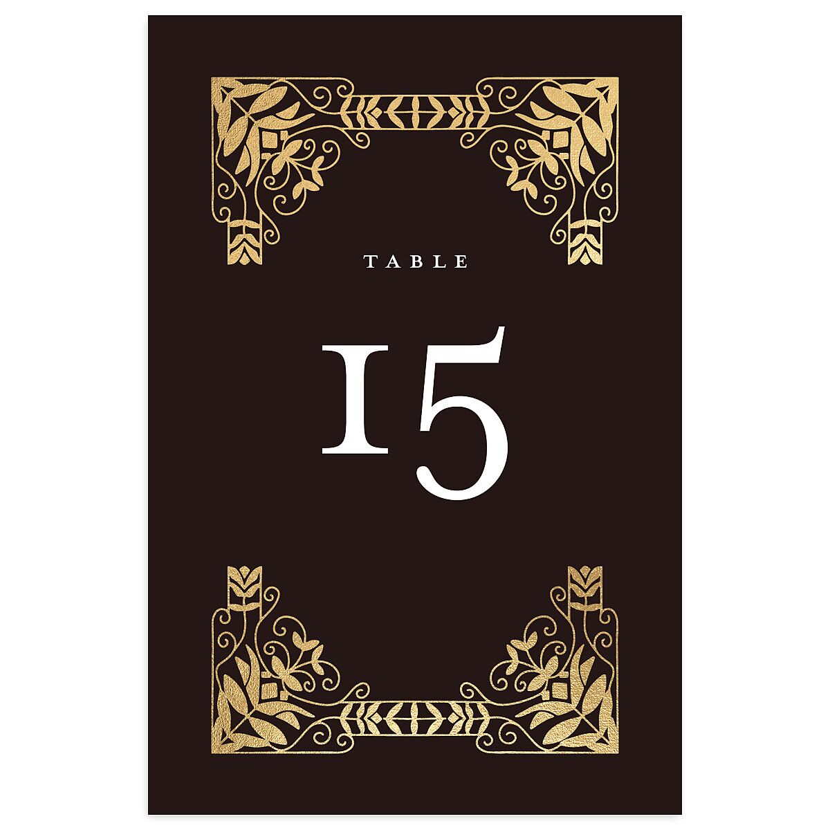Medieval Elegance Table Numbers
