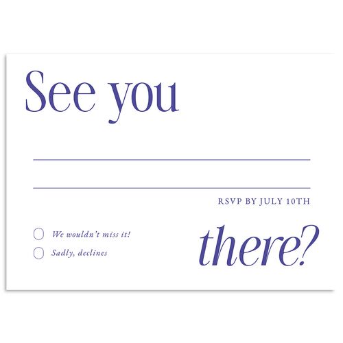 Stay For The Party Wedding Response Cards Maritime Signature Standard