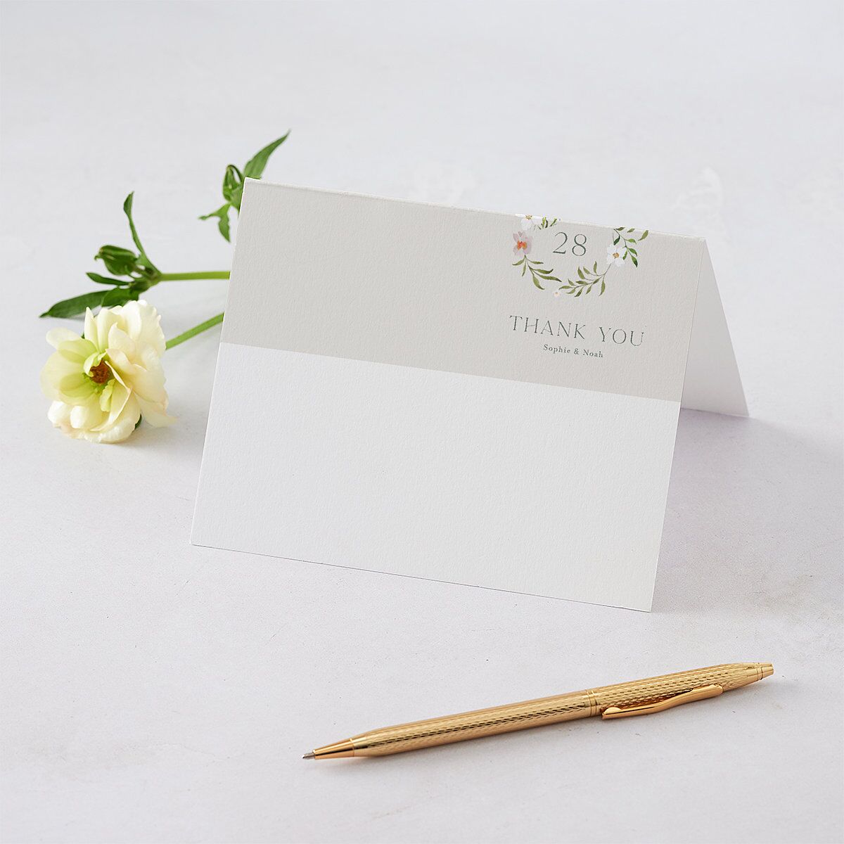 Wildflower Altar Thank You Cards — view 1