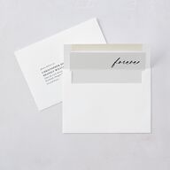Vertical Names Wedding Invitations Pure White Signature Blank No Standard