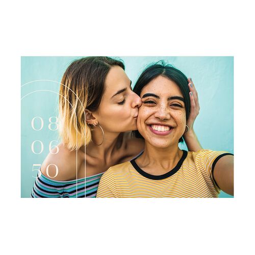 Modern Romantic Save The Date Postcards Chestnut Postcard