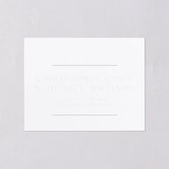 Surround All-in-One Wedding Invitations Mist Signature Light Both Recipient and Return Addresses No