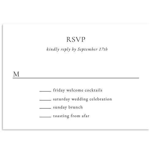 Watercolor Mountains Wedding Response Cards Fawn Signature Standard