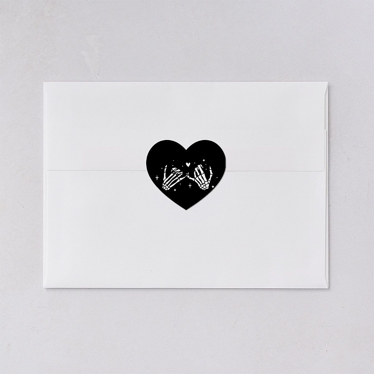 Til Death Do We Disco Wedding Stickers Licorice Heart