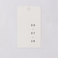 Modern Photograph Favor Gift Tags Mist Signature